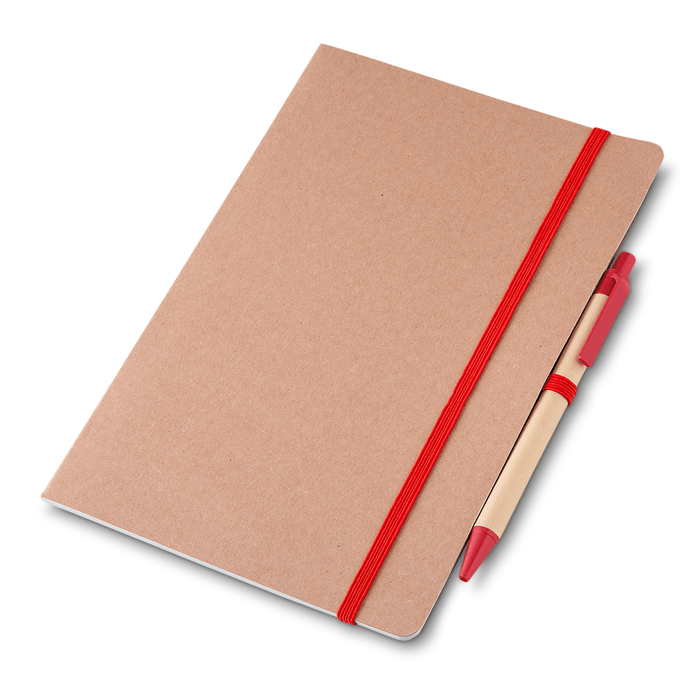 Caderno A5 capa em papel Kraft com caneta — opção de foto 4