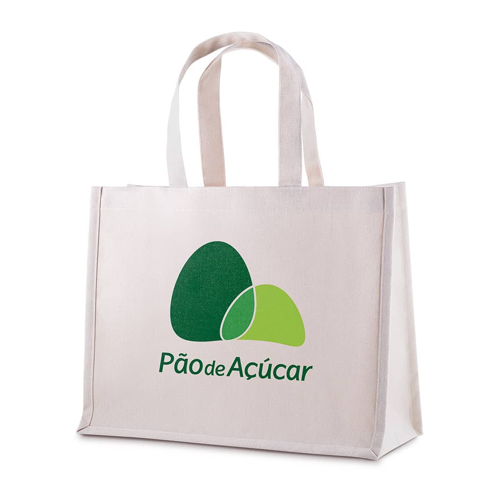 Sacola em Algodão 220g m2 28x36x16cm — opção de foto 4