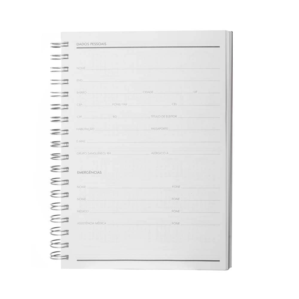 Caderno B5 planner capa em Percalux — opção de foto 4