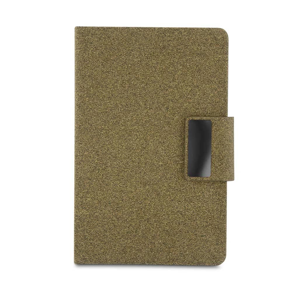 Caderno A5 em PU e fibra de café ou chá — opção de foto 2