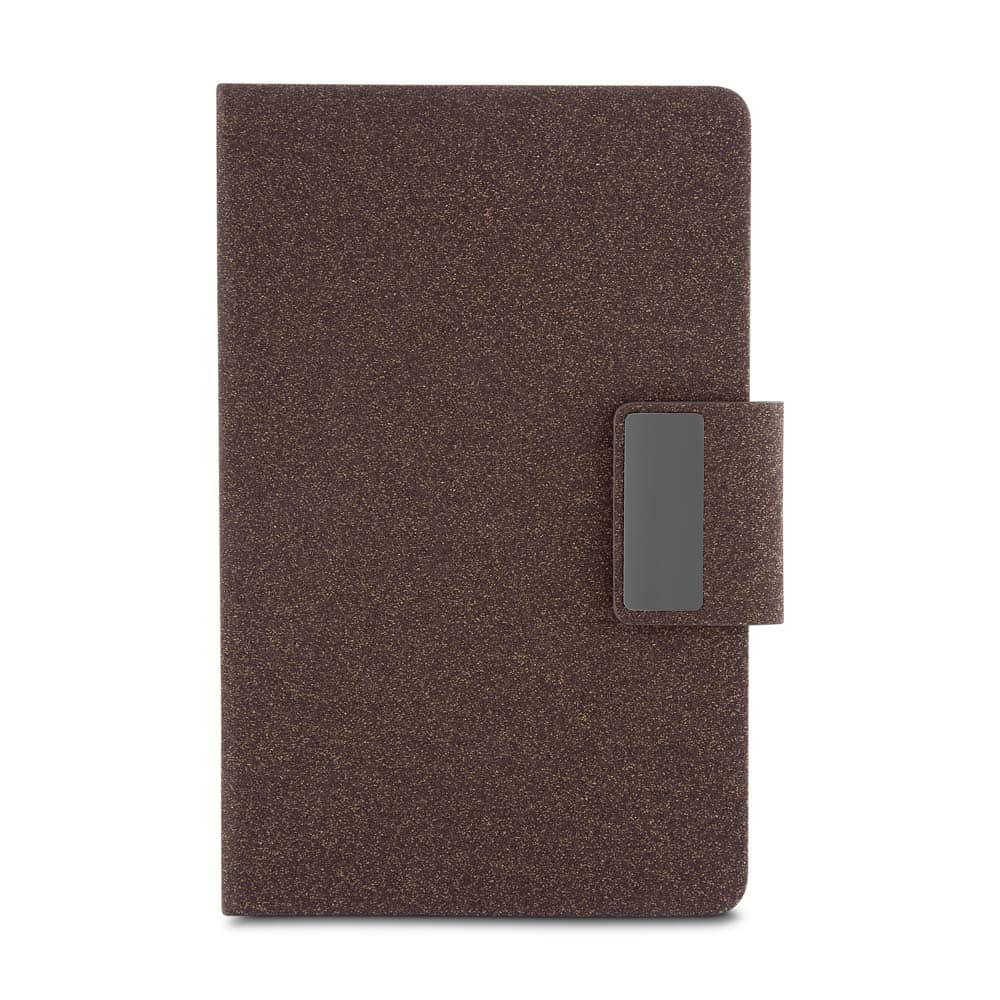 Caderno A5 em PU e fibra de café ou chá — opção de foto 3