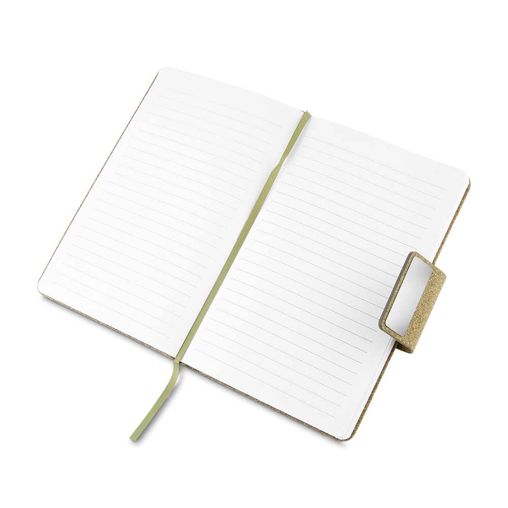 Caderno A5 em PU e fibra de café ou chá — opção de foto 7