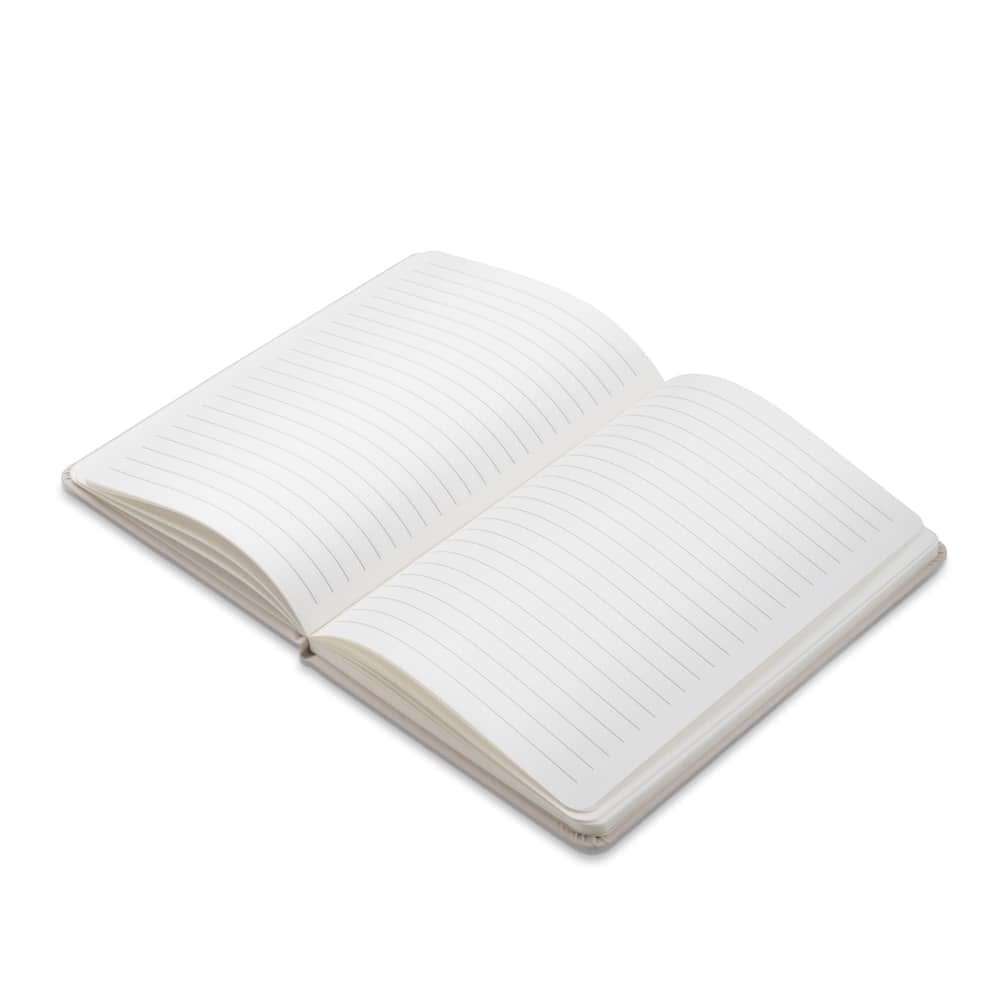 Caderno em PU com placa em metal — opção de foto 9