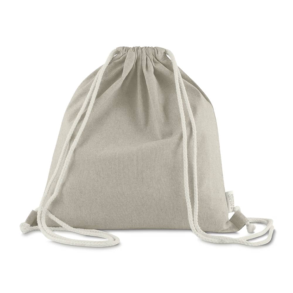 Sacola Mochila em algodão mescla reciclado 140g m2 — opção de foto 12