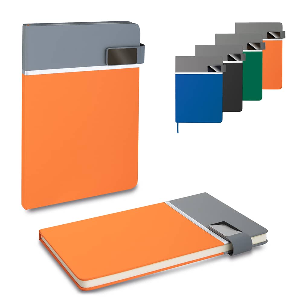 Caderno A5 em PU 21X15cm
